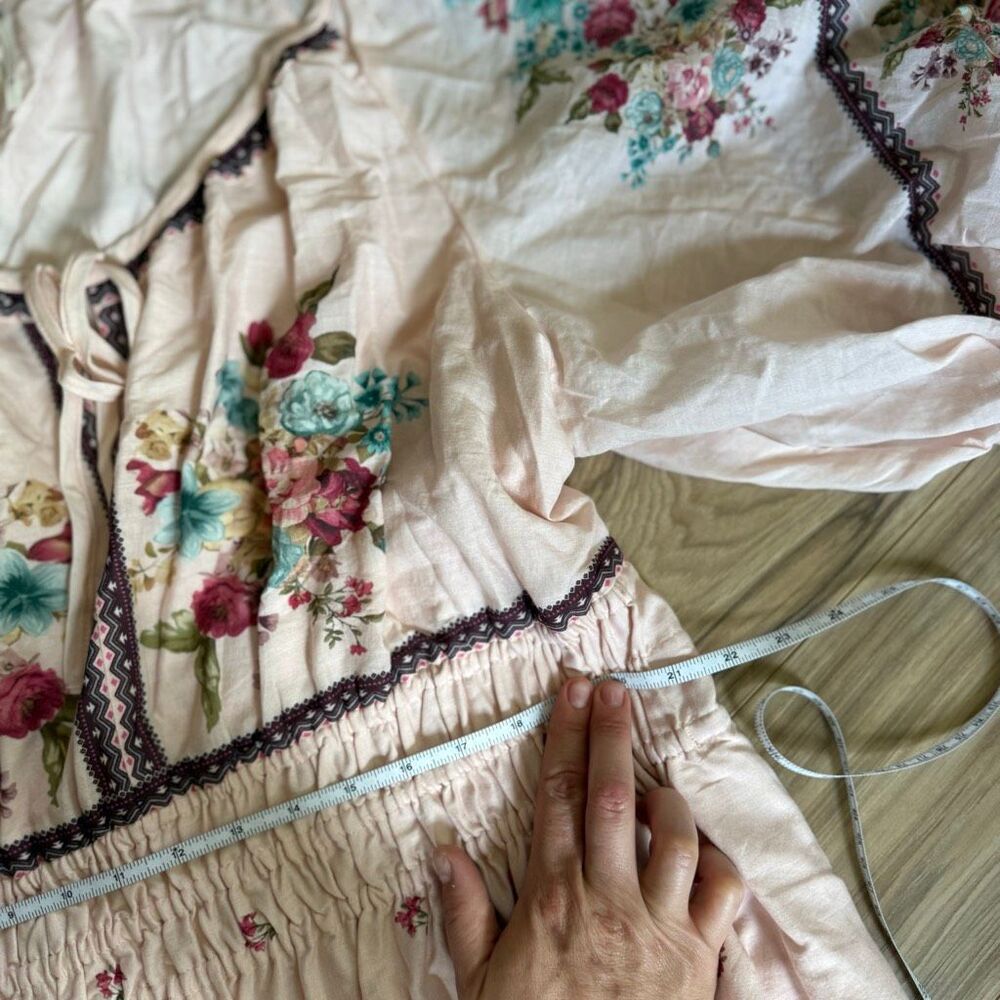 By Anthropologie The Somerset Puff-Sleeve Floral Maxi Dress Size 2X - Picture 6 of 12
